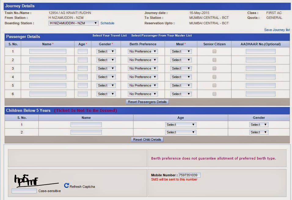 IRCTC Login for Online Train Booking