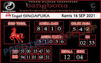 Bocoran prediksi singapura