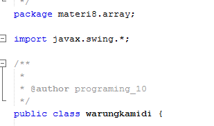 Penggunaan Array di Java Netbean - NES MIX