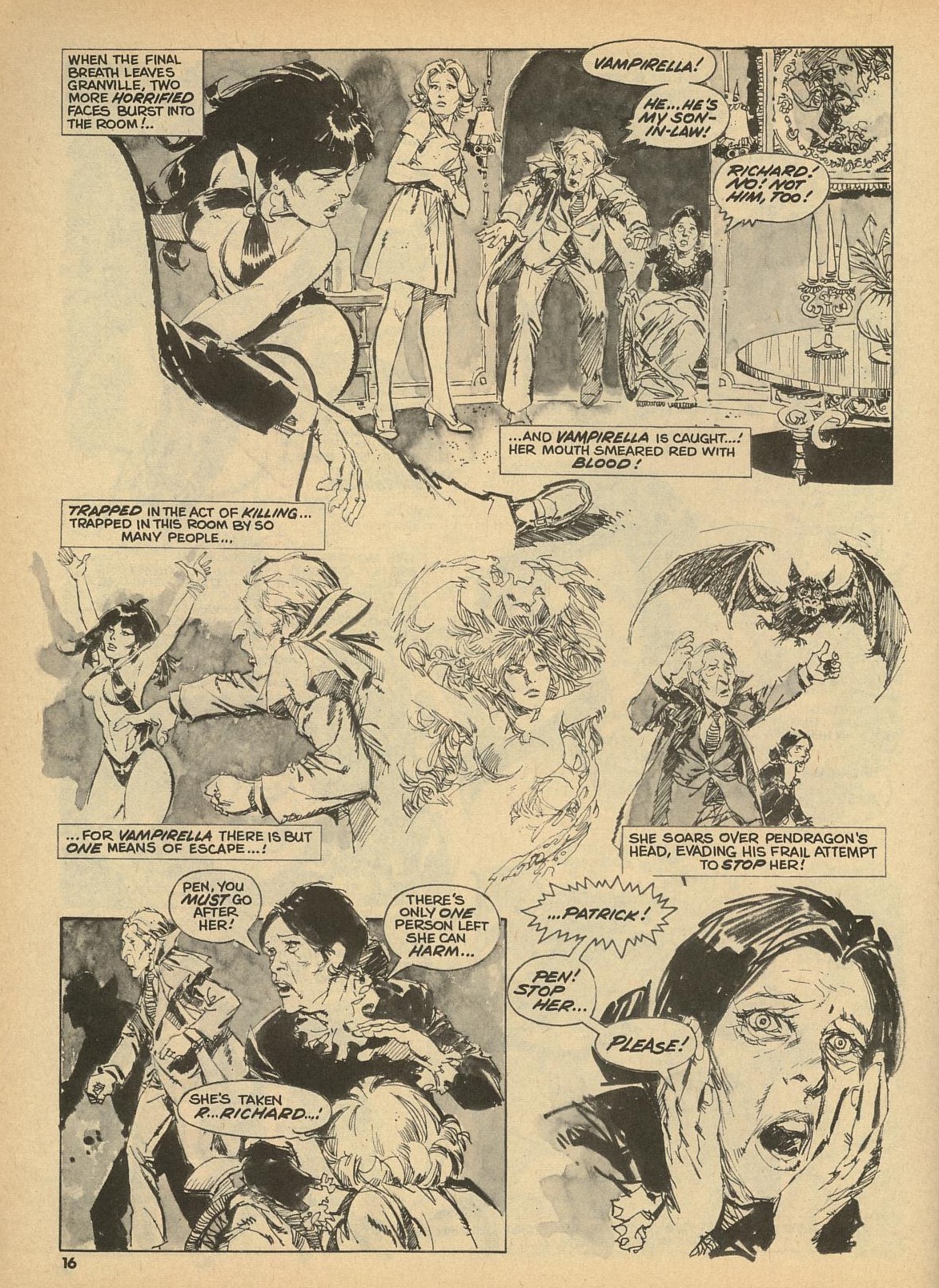 Read online Vampirella (1969) comic -  Issue #25 - 16
