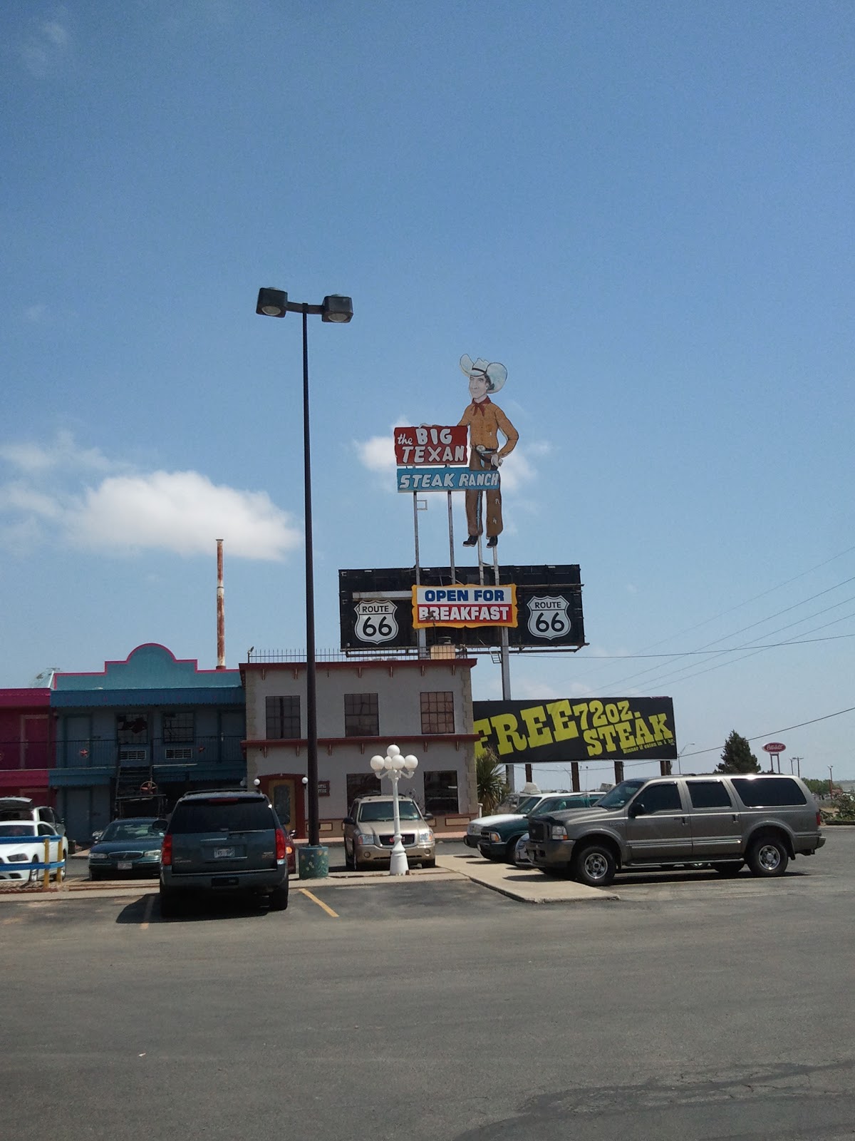 Arellano family The Big Cross, Groom, TX and The Big Texan, Amarillo, TX