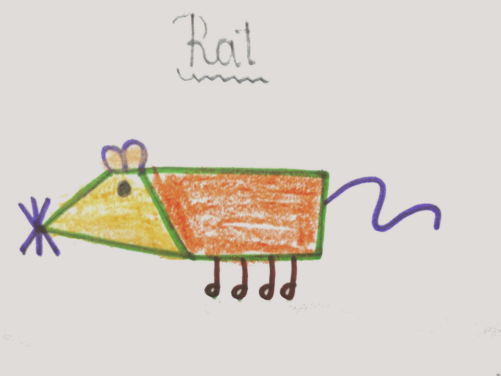 rat drawing for kids