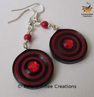 kalanirmitee: paper quilling-quilled earrings