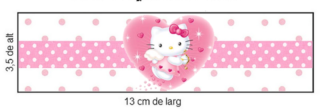 Hello Kitty Angel: Free Printable Invitations, Toppers, Wrappers