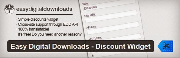 EDD discount widget plugin