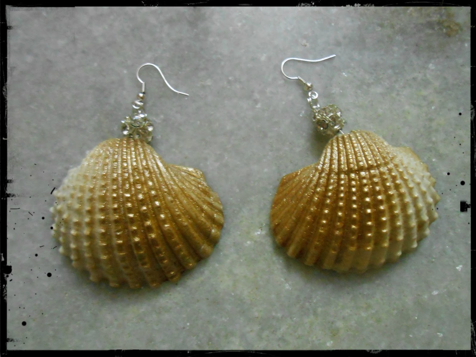 Expression of your emotions... DIY Shell Earrings