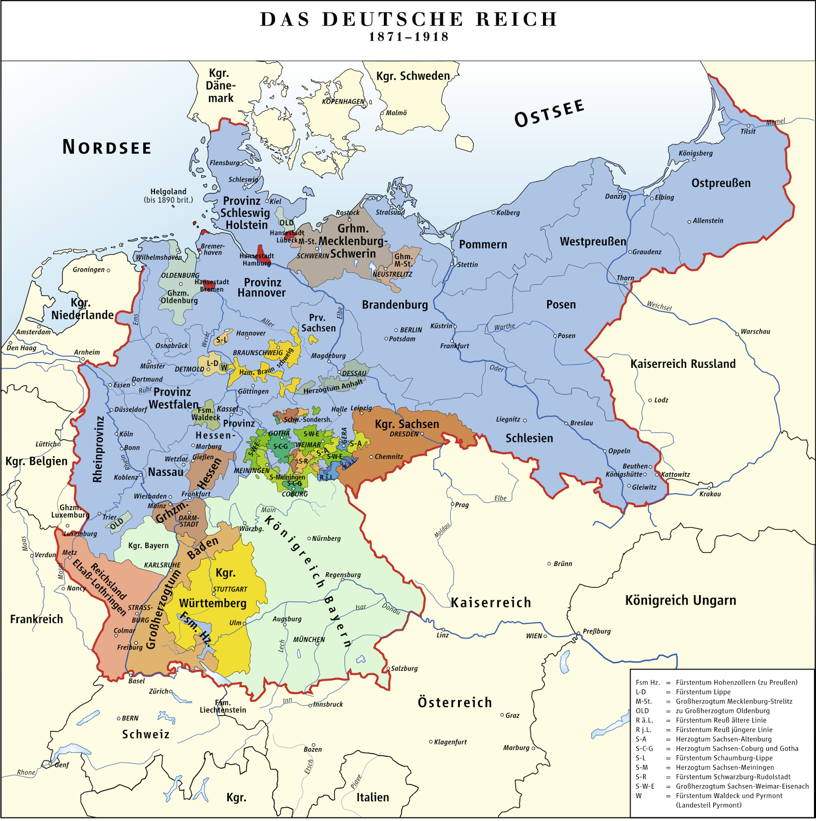 Excalibur Das Deutsche Reich Karte