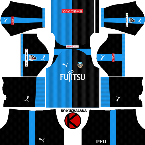 Kawasaki Frontale 川崎フロンターレ kits 2018 - Dream League Soccer Kits