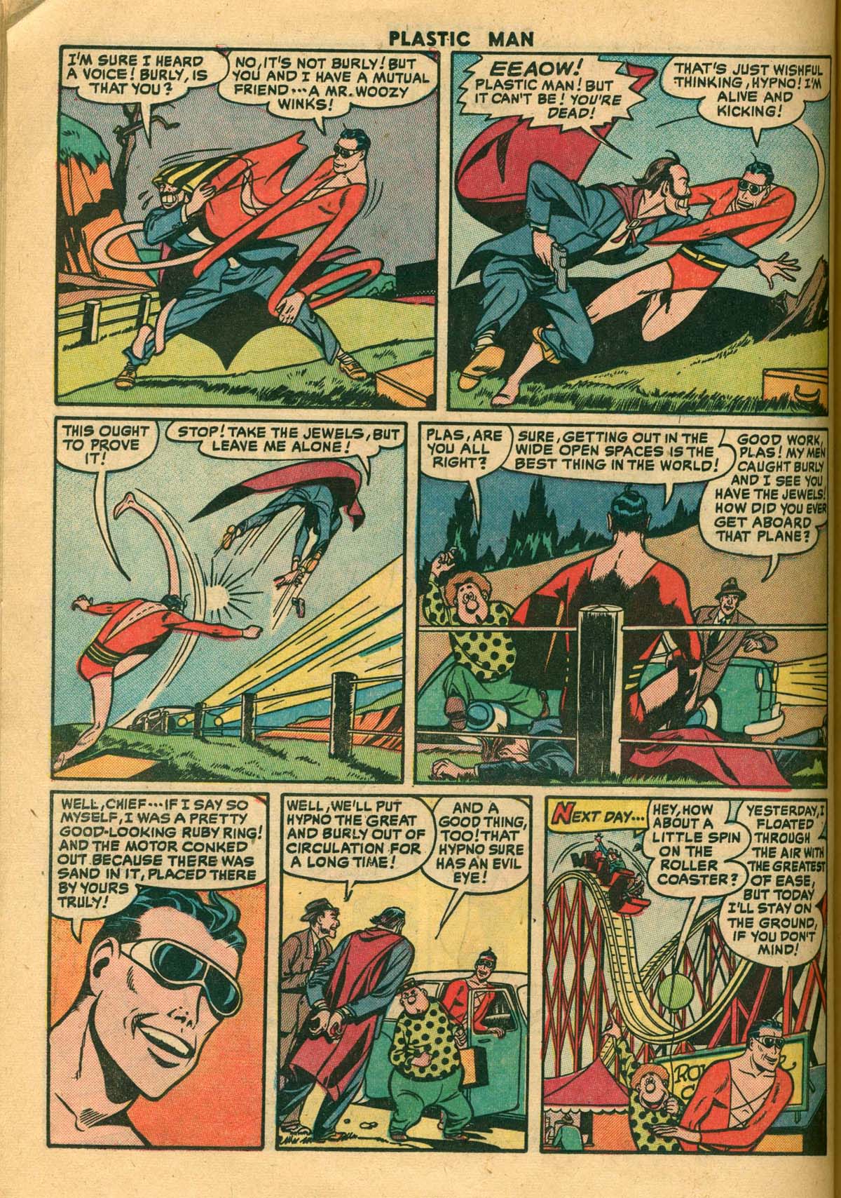 Read online Plastic Man (1943) comic -  Issue #27 - 34