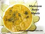 mushroom butter masala