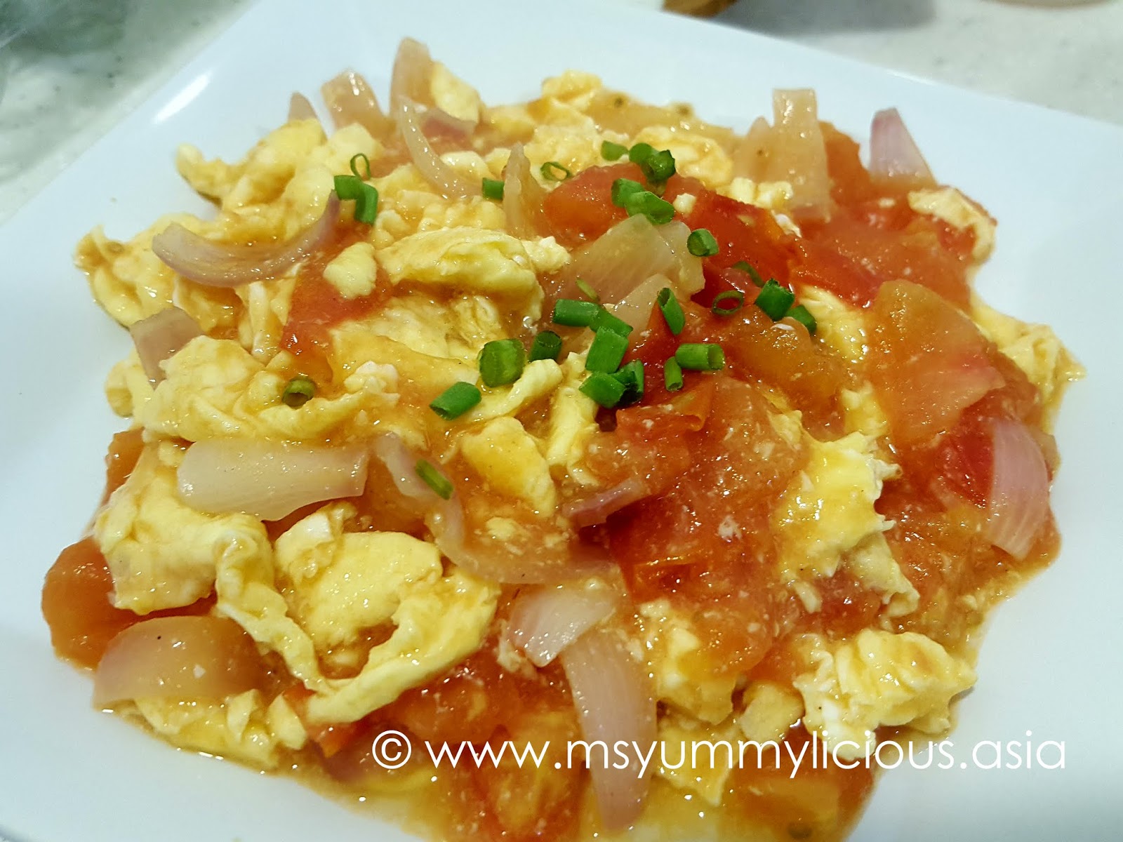 Classic Stirfry Tomato Eggs Yummylicious + Babylicious