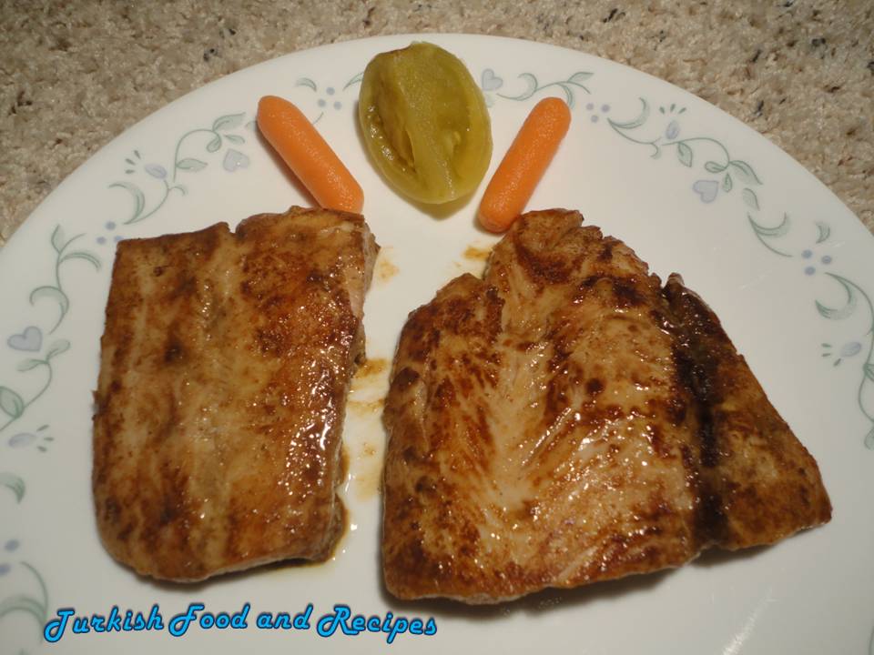 Turkish Food & Recipes Ginger Glazed Mahi Mahi (Zencefilli Lambuka Baligi)