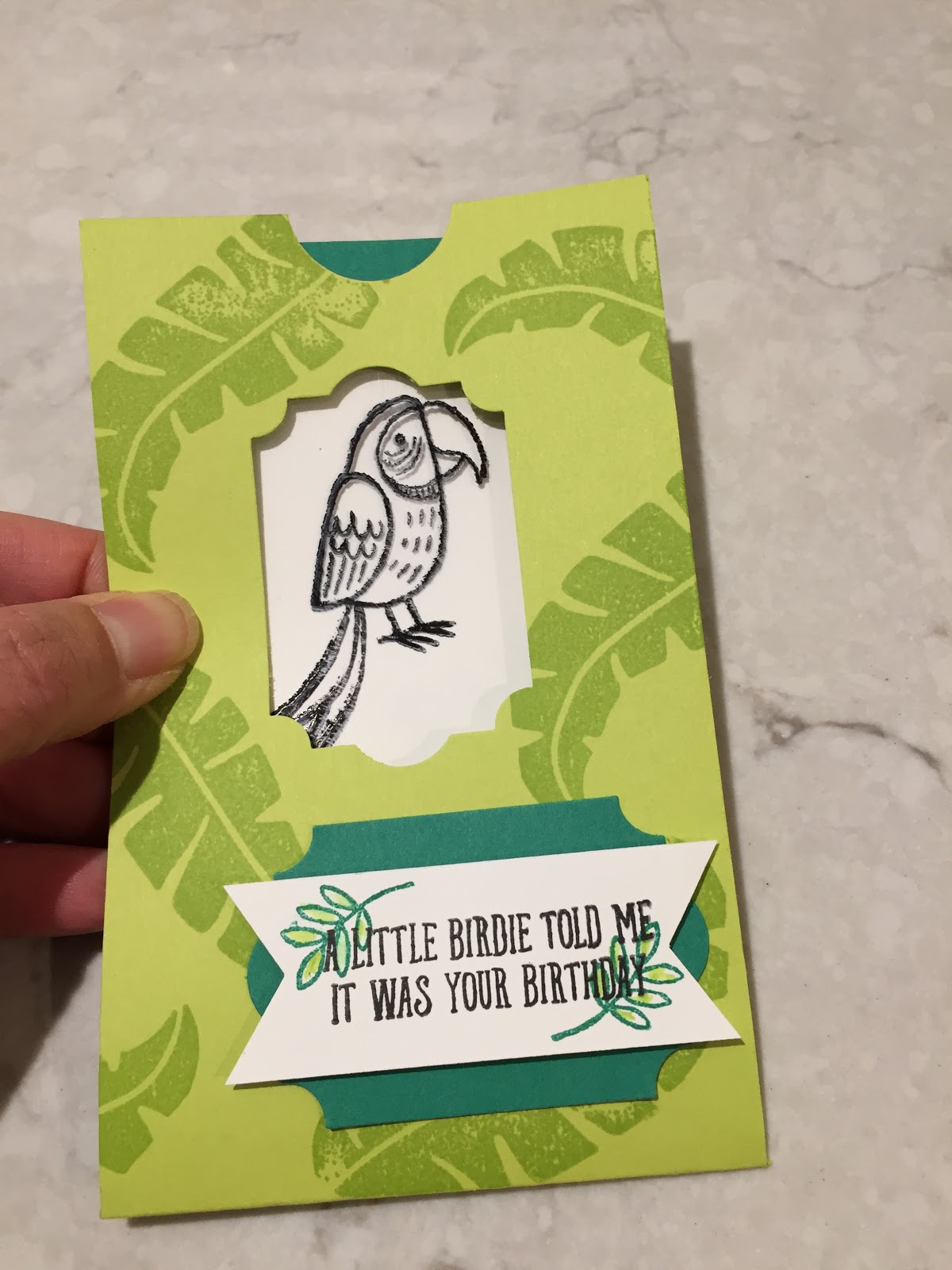 Rumi S Paper Craft スタンピンアップ手作りカード 不思議なカード