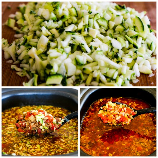 Kalyn's Kitchen® Slow Cooker Zucchini e Fagioli Soup with Italian
