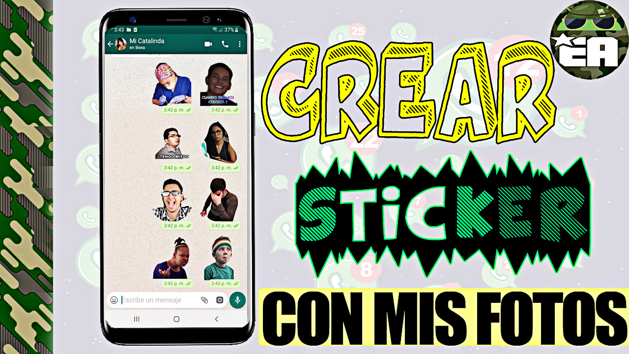 HACER STICKERS CON MIS FOTOS