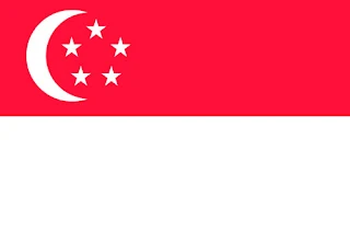 Gambar Bendera negara Singapura