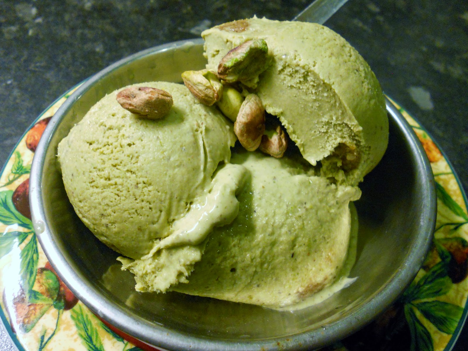 Pistachio Halva Ice Cream