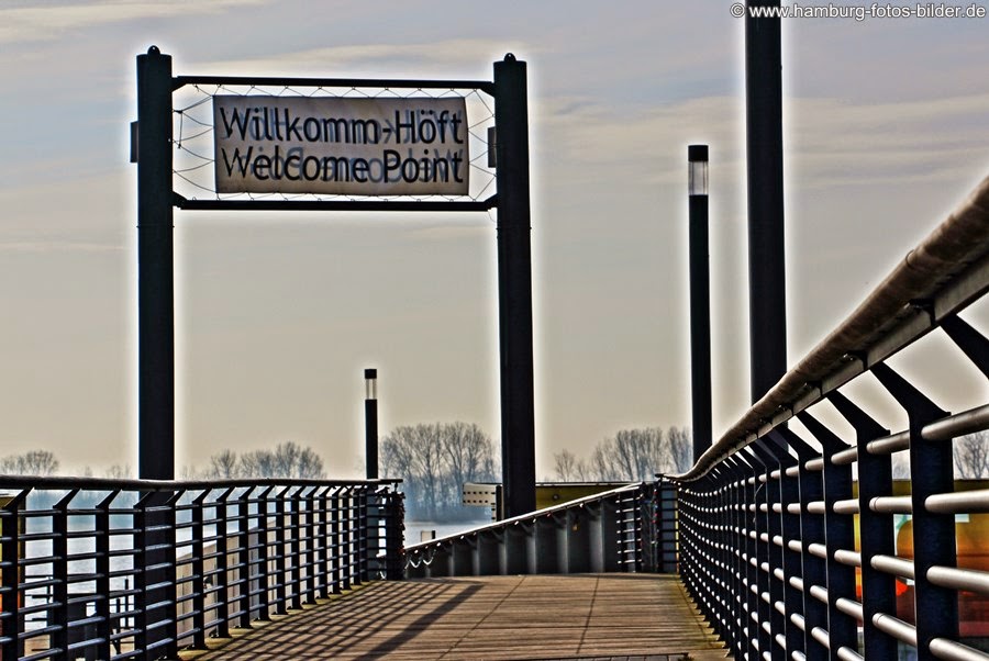 Schiffsbegrüßungsanlage Willkomm Höft