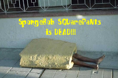 Funny Pictures: Poor man as Spongebob Squarepants found dead