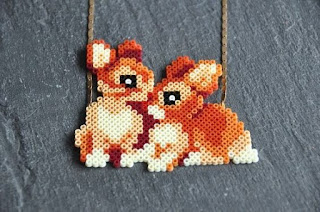 hama boncuğu bambi