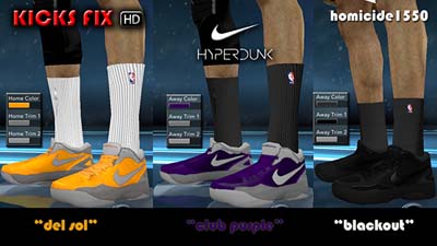 NBA2K12 Nike Hyperdunk 2011 Low HD Shoes Patch Pack 1 2k13