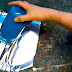 He Paints An Old Jar And Puts It On Tin Foil. Watch What Happens When He Picks It Up.