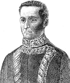 José Bernardo de Tagle Dibujo del marqués de Torre Tagle de militar