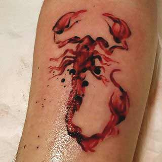 scorpion tattoos meaning