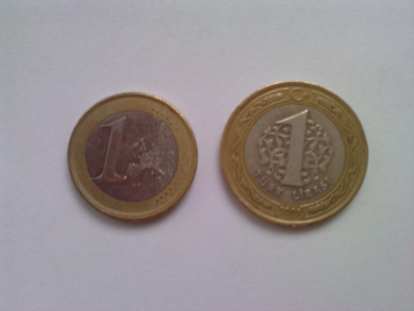 1 euro en lira turque