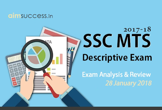 SSC MTS Descriptive Exam Analysis 28th Jan 2018