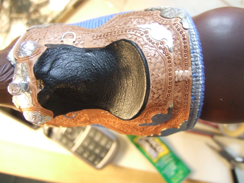 Hackamore En Cuir Tressé Sliester – Équipement Western Pour Cheval – Occasion