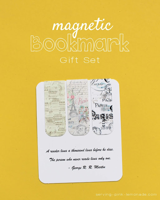 Serving Pink Lemonade Bookmark Gift Set (Gifts Kids Can Make)