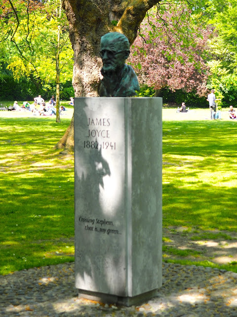 James Joyce statue, Dublin, Ireland