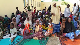 Photos: Nigerian Army Hands Over Widows And Children Of Boko Haram Terrorists To Borno State Govt