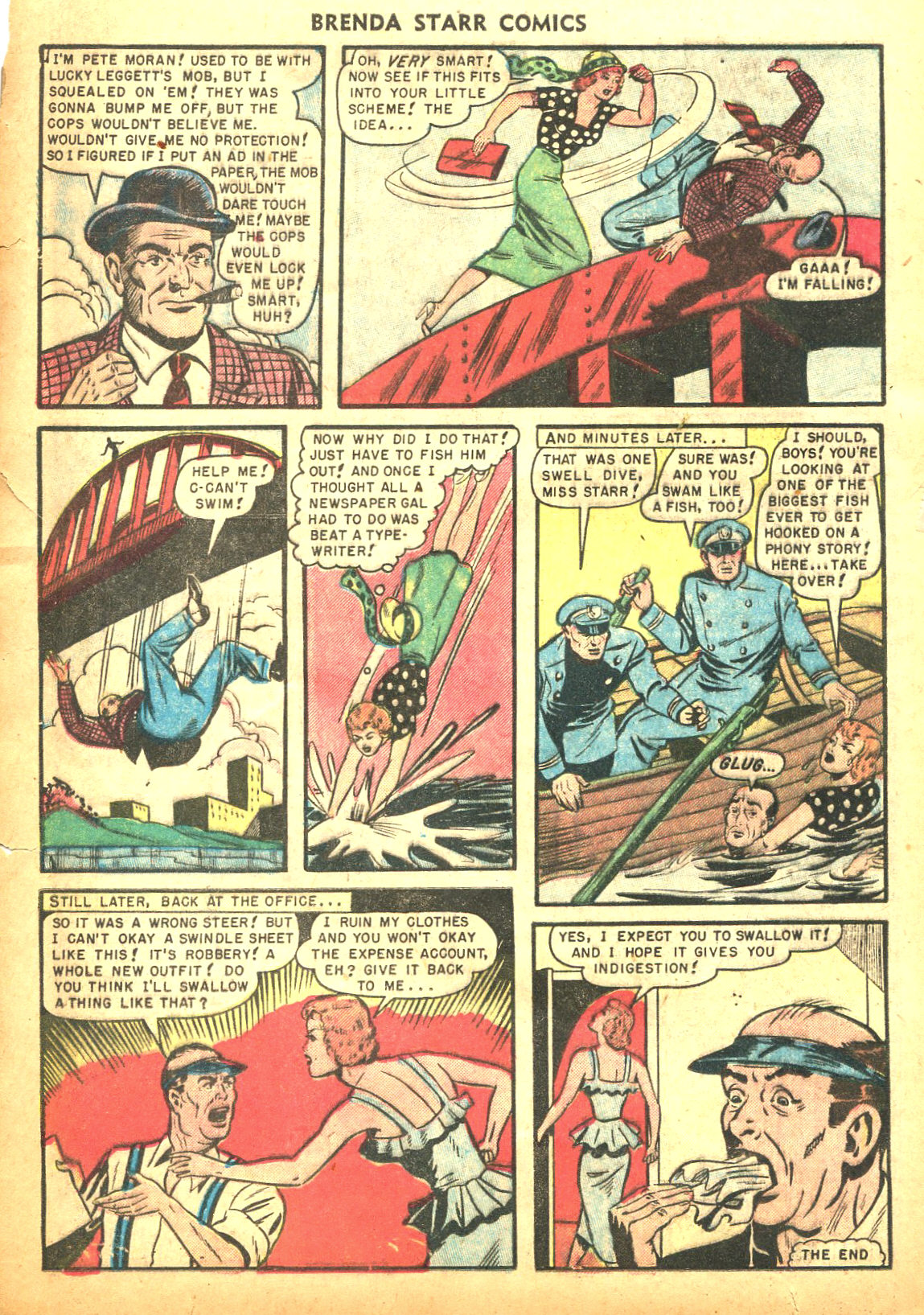 Read online Brenda Starr (1948) comic -  Issue #10 - 16