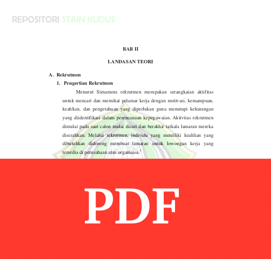 Contoh Bab 2 Skripsi Dengan Tema Rekrutmen Karyawan Arsip Org
