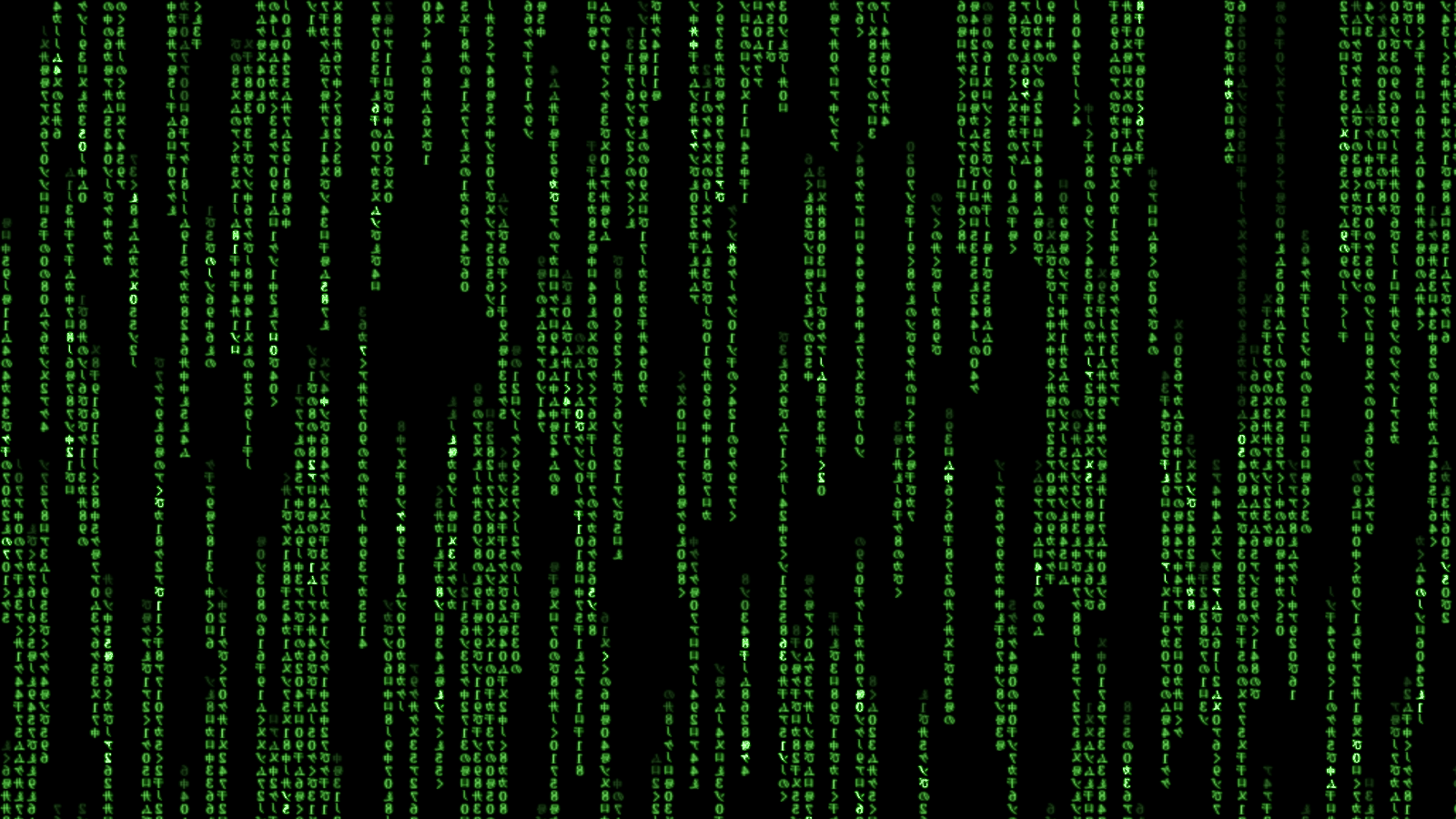 映画 マトリックス のスクリーンセーバー比較 Comparison Between Matrix Screen Savers