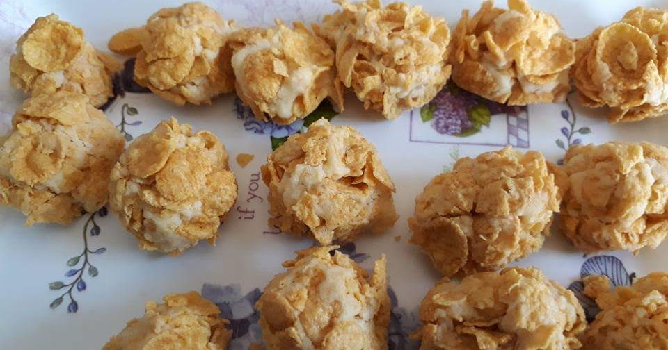 Cornflakes crunchy biskut Resepi Biskut