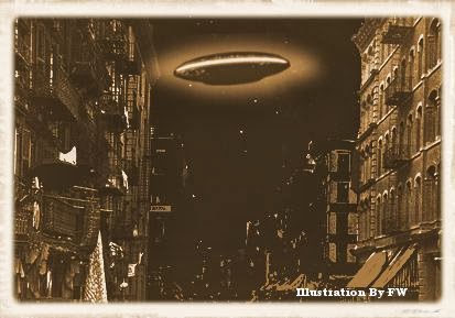 UFO Mothership Over New York City – 1879