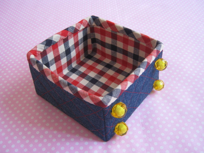 Pickup Truck-Basket of fabric. How to sew Photo Tutorial