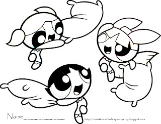 powerpuff girls coloring sheets