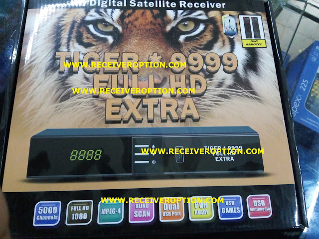 TIGER 9999 FULL HD EXTRA RECEIVER POWERVU KEY NEW SOFTWARE