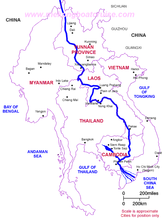 Yang tenggara asia adalah sungai kawasan di terpanjang Sungai Terpanjang
