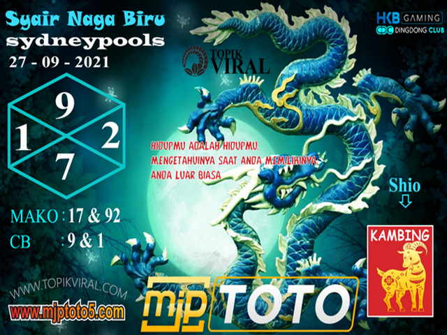 PREDIKSI SYDNEY COJEEL