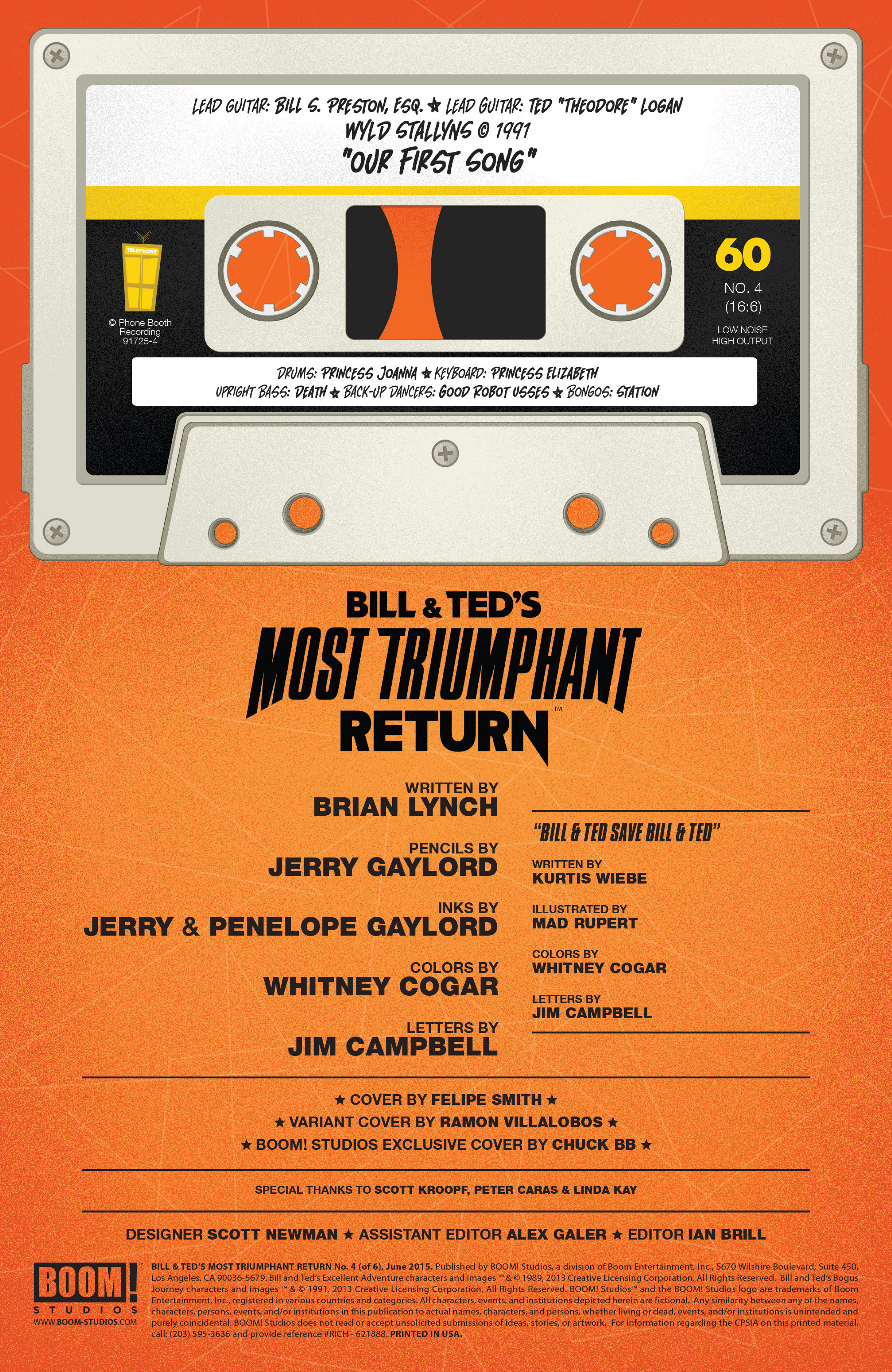Read online Bill & Ted's Most Triumphant Return comic -  Issue #4 - 2
