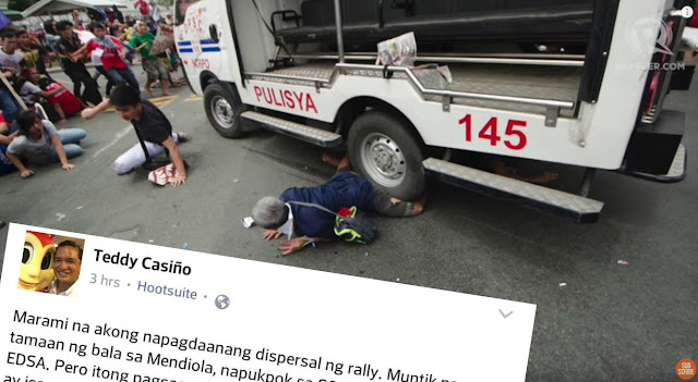 Teddy Casiño speaks his mind over anti-US rally incident Teddy Casiño speaks his mind over anti-US rally incident