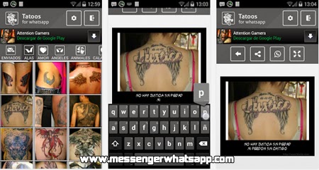 ¿Te gustan los tattoos? entonces compartelos con Whatsapp Tattoos