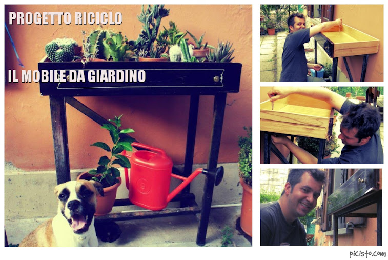 Progetto Riciclo: il mobile da giardino a costo zero