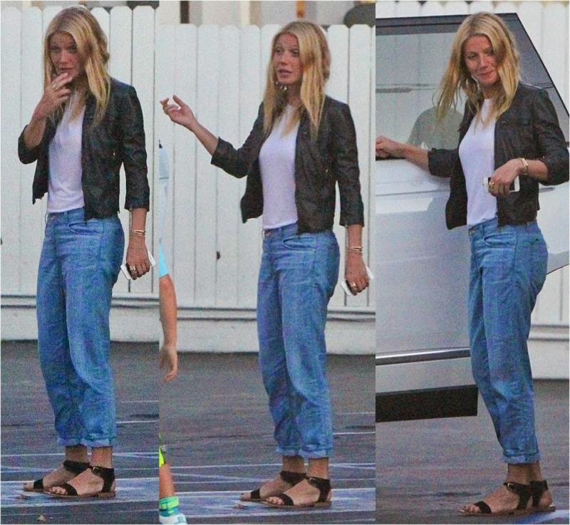 Gwyneth Paltrow in Boyfriend Jeans