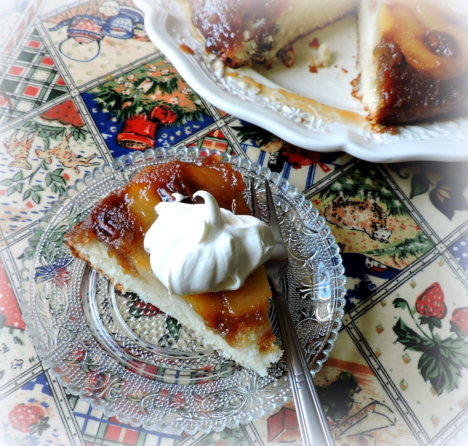 Pear & Maple Upsidedown Cake The English Kitchen